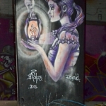 Streetart in de Ferro Dome in Rotterdam<br/>Copyright © JTravel.nl Streetart in de Ferro Dome in Rotterdam / Copyright © JTravel.nl