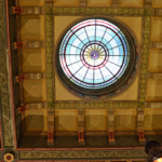 Het plafond in het stationsgebouw van Groningen<br/>Copyright © JTravel.nl Het plafond in het stationsgebouw van Groningen / Copyright © JTravel.nl