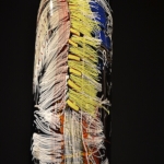 Het werk Cylinders van glaskunstenaar Dale Chihuly in het Groninger Museum in Groningen<br/>Copyright © JTravel.nl Het werk Cylinders van glaskunstenaar Dale Chihuly het Groninger Museum in Groningen / Copyright © JTravel.nl