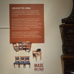 De tijdelijke tentoonstelling 'Made in stad. Stoelen van Meubelfabriek J.A. Huizinga' in het Noordelijk Scheepvaartmuseum in Groningen<br/>Copyright © JTravel.nl De tijdelijke tentoonstelling 'Made in stad. Stoelen van Meubelfabriek J.A. Huizinga' in het Noordelijk Scheepvaartmuseum in Groningen / Copyright © JTravel.nl