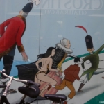 Street art bij de ingang van Parkeergarage Raaks tijdens mijn wandeling langs de street art in Haarlem <br/>Copyright © JTravel.nl Street art bij de ingang van Parkeergarage Raaks tijdens mijn wandeling langs de street art in Haarlem<br/>Copyright © JTravel.nl