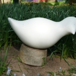 Kunst in de Keukenhof 2022: Duif van Carlo E. van Kervel<br/>Copyright © JTravel.nl Kunst in de Keukenhof 2022: Duif van Carlo E. van Kervel / Copyright © JTravel.nl