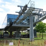 Eindpunt van de kabelbaan in het Eco District op de Floriade Expo 2022 in Almere<br/>Copyright ยฉ JTravel.nl Eindpunt van de kabelbaan in het Eco District op de Floriade Expo 2022 in Almere<br/>Copyright ยฉ JTravel.nl