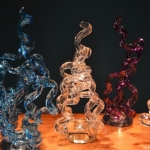 Het werk Rotolo van glaskunstenaar Dale Chihuly in het Groninger Museum in Groningen<br/>Copyright © JTravel.nl Het werk Rotolo van glaskunstenaar Dale Chihuly in het Groninger Museum in Groningen<br/>Copyright © JTravel.nl