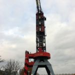 Kraanhotel Faralda op de NDSM-werf in Amsterdam-Noord tijdens mijn wandeling in de haven van Amsterdam <br/>Copyright © JTravel.nl Kraanhotel Faralda op de NDSM-werf in Amsterdam-Noord tijdens mijn wandeling in de haven van Amsterdam Copyright © JTravel.nl