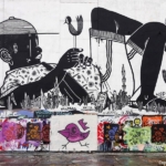 Street art op de NDSM-werf in Amsterdam-Noord tijdens mijn wandeling in de haven van Amsterdam <br/>Copyright © JTravel.nl Street art op de NDSM-werf in Amsterdam-Noord tijdens mijn wandeling in de haven van Amsterdam <br/>Copyright © JTravel.nl