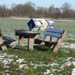 Zitje bij de Romeinse nederzetting tijdens de 21e etappe van het Westerborkpad / Copyright JTravel.nl Zitje bij de Romeinse nederzetting tijdens de 21e etappe van het Westerborkpad / Copyright JTravel.nl