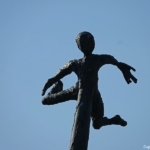 Beeld in Heemskerk tijdens mijn wandeling rond de buitenplaatsen van Heemskerk Beeld in Heemskerk tijdens mijn wandeling rond de buitenplaatsen van Heemskerk